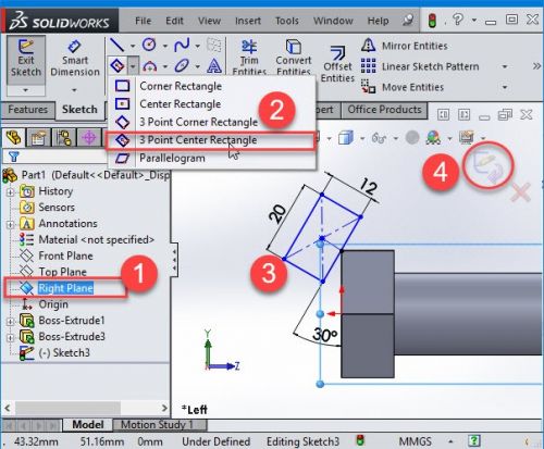 آموزش ساخت پیچ در سالیدورک